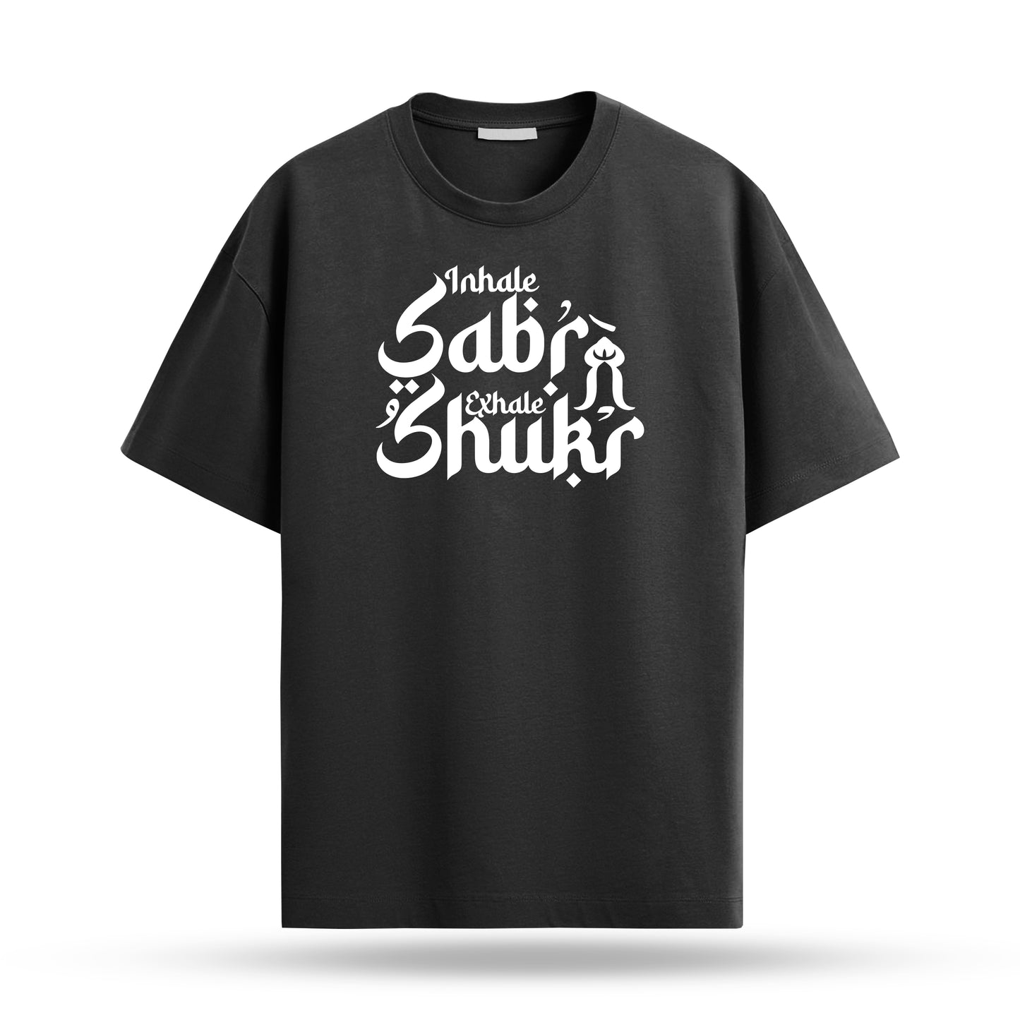 Sabr Shukr Regular 180Gsm T-Shirt (Black, Red, Navy Blue, Purple)